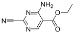 4-Amino-2-cyano-pyrimidine-5-carboxylic acid ethyl ester Structure,15400-50-7Structure