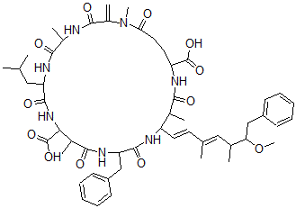 Microcystin-lf Structure,154037-70-4Structure