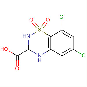 6,8-Dichloro-3,4-dihydro-2h-1,2,4-benzothiadiazine-3-carboxylic acid 1,1-dioxide Structure,154106-41-9Structure