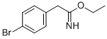 2(4-Bromo-phenyl)-acetimidic acid ethyl ester Structure,154151-36-7Structure