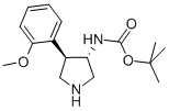 Tert-butyl (3s,4r)-4-(2-methoxyphenyl)pyrrolidin-3-ylcarbamate Structure,154205-97-7Structure