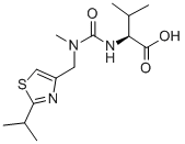 (S)-2-(3-((2-Isopropylthiazol-4-yl)methyl)-3-methylureido)-3-methylbutanoic acid Structure,154212-61-0Structure