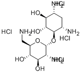 4,6-Diamino-2,3-dihydroxycyclohexyl 2,6-diamino-2,6-dideoxyhexopyranoside tetrahydrochloride Structure,15446-43-2Structure