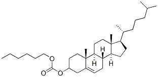 (3Beta)-cholest-5-en-3-yl hexyl carbonate Structure,15455-80-8Structure