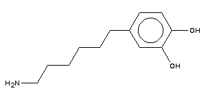 1,2-Benzenediol,4-(6-aminohexyl)-(9ci) Structure,154585-07-6Structure