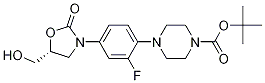 (R)-tert-butyl 4-(2-fluoro-4-(5-(hydroxymethyl)-2-oxooxazolidin-3-yl)phenyl)piperazine-1-carboxylate Structure,154590-62-2Structure