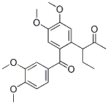 3-[2-(3,4-Dimethoxybenzoyl)-4,5-dimethoxyphenyl]pentan-2-one Structure,15462-91-6Structure