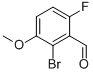 2-Bromo-6-fluoro-3-methoxybenzaldehyde Structure,154650-22-3Structure