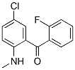 (5-Chloro-2-(methylamino)phenyl)(2-fluorophenyl)methanone Structure,1548-36-3Structure