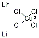 Lithium tetrachlorocuprate 0.1m in thg Structure,15489-27-7Structure