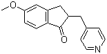 5-Methoxy-2-(pyridin-4-ylmethyl)-2,3-dihydro-1H-inden-1-one Structure,154932-68-0Structure