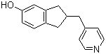 2-(Pyridin-4-ylmethyl)-2,3-dihydro-1H-inden-5-ol Structure,154932-75-9Structure