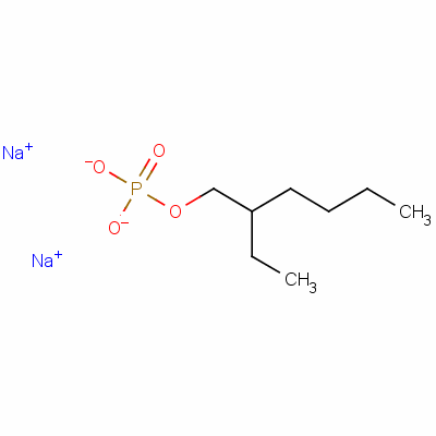 Disodium 2-ethylhexyl phosphate Structure,15505-13-2Structure