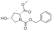 N-Cbz-Cis-4-Hydroxy-D-proline methyl ester Structure,155075-23-3Structure