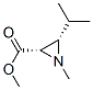 2-Aziridinecarboxylicacid,1-methyl-3-(1-methylethyl)-,methylester,cis-(9ci) Structure,155086-19-4Structure