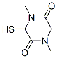 2,5-Piperazinedione,3-mercapto-1,4-dimethyl-(9ci) Structure,155090-97-4Structure