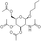 Butyl-2-acetamido-3,4,6-tri-o-acetyl-2-deoxy-β-d-glucopyranoside Structure,155197-37-8Structure