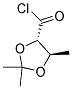 1,3-Dioxolane-4-carbonyl chloride, 2,2,5-trimethyl-, (4s,5r)-(9ci) Structure,155322-89-7Structure