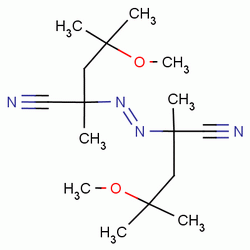 Pentanenitrile, 2,2-azobis[4-methoxy-2,4-dimethyl- Structure,15545-97-8Structure