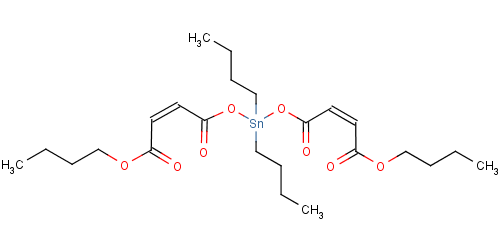 Butyl (z,z)-6,6-dibutyl-4,8,11-trioxo-5,7,12-trioxa-6-stannahexadeca-2,9-dienoate Structure,15546-16-4Structure