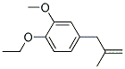 Benzene, 1-ethoxy-2-methoxy-4-(2-methyl-2-propenyl)-(9ci) Structure,155583-53-2Structure