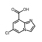 6-Chloroimidazo[1,2-a]pyridine-8-carboxylic acid Structure,155735-02-7Structure