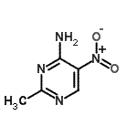 2-Methyl-5-nitropyrimidin-4-amine Structure,15579-59-6Structure