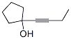 1-(1-Butynyl)cyclopentanol Structure,155879-96-2Structure