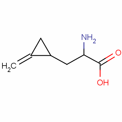 (2S)-2-amino-3-[(1s)-2-methylidenecyclopropyl]propanoic acid Structure,156-56-9Structure