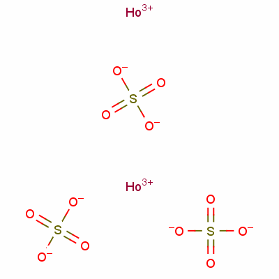 Holmium(iii) sulfate hydrate Structure,15622-40-9Structure