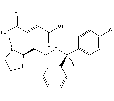 Clemastine Structure,15686-51-8Structure