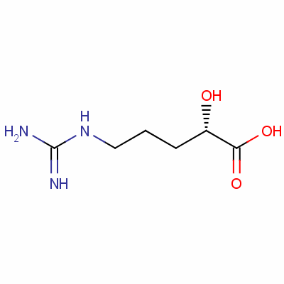 (S)-5-guanidino-2-hydroxypentanoicacid Structure,157-07-3Structure