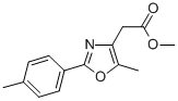 Methyl [5-methyl-2-(4-methylphenyl)-1,3-oxazol-4-yl]acetate Structure,157169-68-1Structure