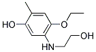 Phenol, 4-ethoxy-5-[(2-hydroxyethyl)amino]-2-methyl-(9ci) Structure,157231-32-8Structure