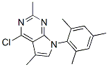 7H-Pyrrolo[2,3-d]pyrimidine, 4-chloro-2,5-dimethyl-7-(2,4,6-trimethylphenyl)- Structure,157286-81-2Structure