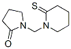 2-Pyrrolidinone, 1-[(2-thioxo-1-piperidinyl)methyl]- Structure,157439-25-3Structure