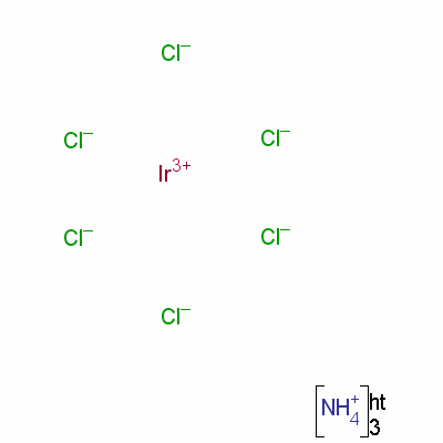 Ammonium hexachloroiridate(iii) hydrate Structure,15752-05-3Structure