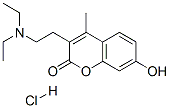 3-[2-(Diethylamino)ethyl]-7-hydroxy-4-methylcoumarin hydrochloride Structure,15776-59-7Structure