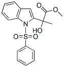 Methyl a-hydroxy-a-methyl-1-(phenylsulfonyl)indole-2-acetate Structure,157873-95-5Structure