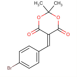 5-(4-Bromobenzylidene)-2,2-dimethyl-1,3-dioxane-4,6-dione Structure,15795-59-2Structure