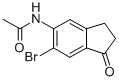 N-(6-bromo-2,3-dihydro-1-oxo-1h-inden-5-yl)acetamide Structure,158205-18-6Structure