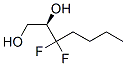 (R)-(+)-3,3-difluoro-1,2-heptanediol Structure,158358-96-4Structure