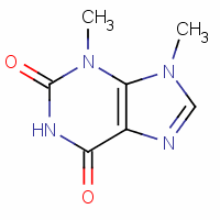 2,6-Dihydroxy-3,9-dimethylpurine Structure,15837-08-8Structure