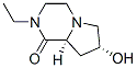 Pyrrolo[1,2-a]pyrazin-1(2h)-one, 2-ethylhexahydro-7-hydroxy-, (7r-cis)- (9ci) Structure,158393-20-5Structure