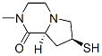 Pyrrolo[1,2-a]pyrazin-1(2h)-one, hexahydro-7-mercapto-2-methyl-, (7s-trans)- (9ci) Structure,158393-27-2Structure