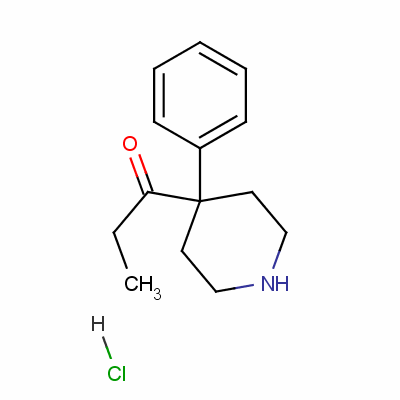 1-(4-Phenylpiperidin-4-yl)propan-1-one hydrochloride Structure,15847-64-0Structure