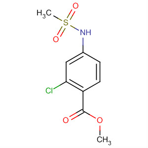 Methyl 2-chloro-4(n-methylsulphonylamino)benzoate Structure,158580-55-3Structure