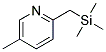 Pyridine, 5-methyl-2-[(trimethylsilyl)methyl]-(9ci) Structure,158588-03-5Structure