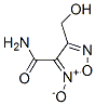 1,2,5-Oxadiazole-3-carboxamide 4-(hydroxymethyl)- 2-oxide (9ci) Structure,158590-73-9Structure