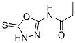 Propanamide, n-(4,5-dihydro-5-thioxo-1,3,4-oxadiazol-2-yl)- Structure,158602-95-0Structure